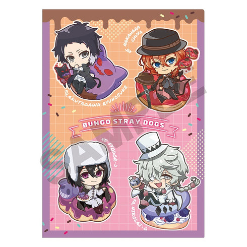 『文豪ストレイドッグス』シングルクリアファイル パープル きゃらペコドーナツ